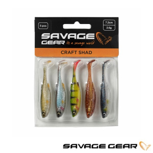 Savage Gear Craft Shad Clear Water Mix Pack